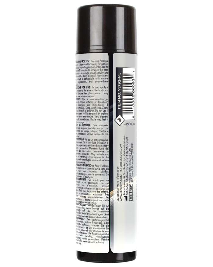 Sensuva Ultra-Thick Silicone Personal Lubricant