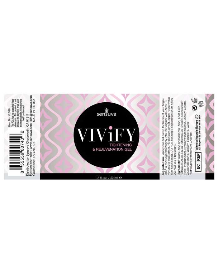 Sensuva Vivify Vaginal Tightening Gel