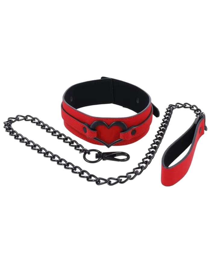 Sex & Mischief Amor Heart Collar & Leash