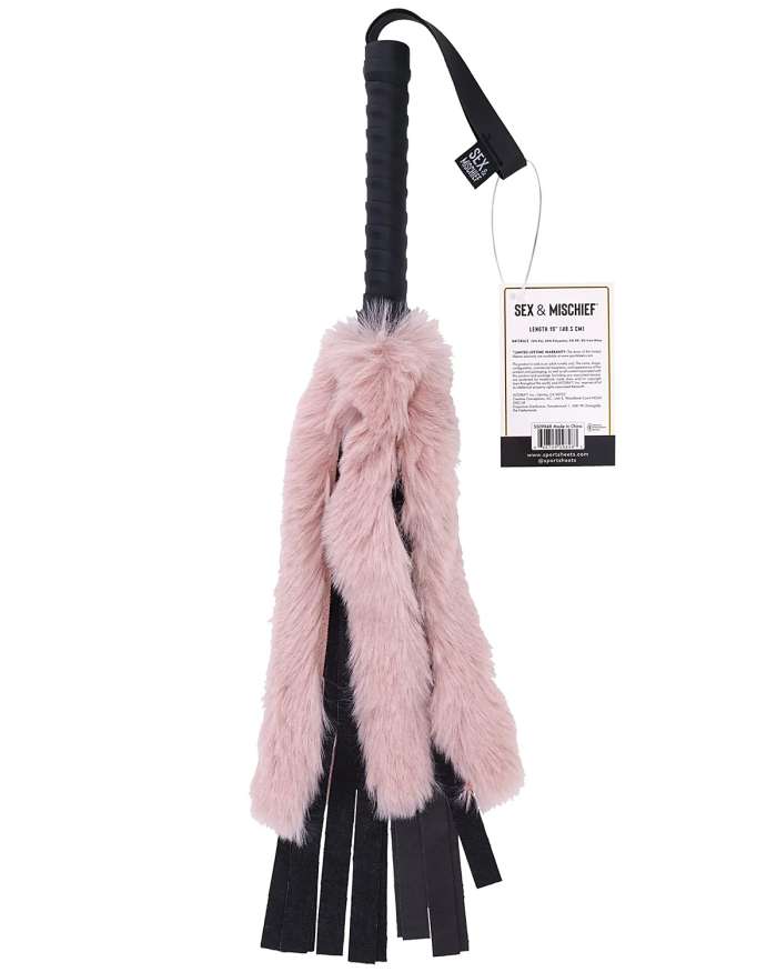 Sex & Mischief Brat Faux Fur Flogger