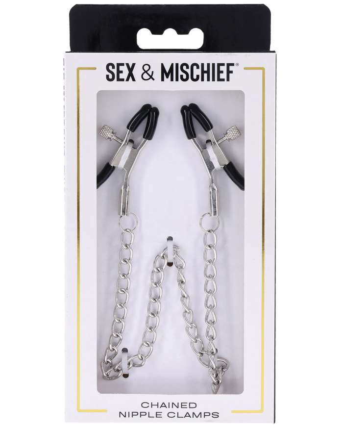 Sex & Mischief Chained Nipple Clamps