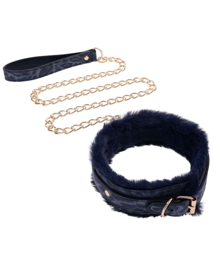 Sex & Mischief Cougar Fur Collar & Leash