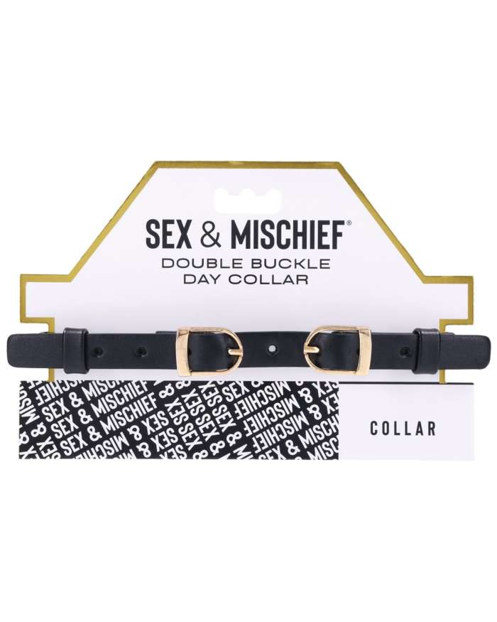 Sex & Mischief Double Buckle Day Collar