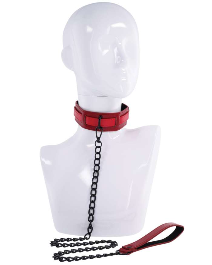 Sex & Mischief Ex's & Oh's Collar & Leash