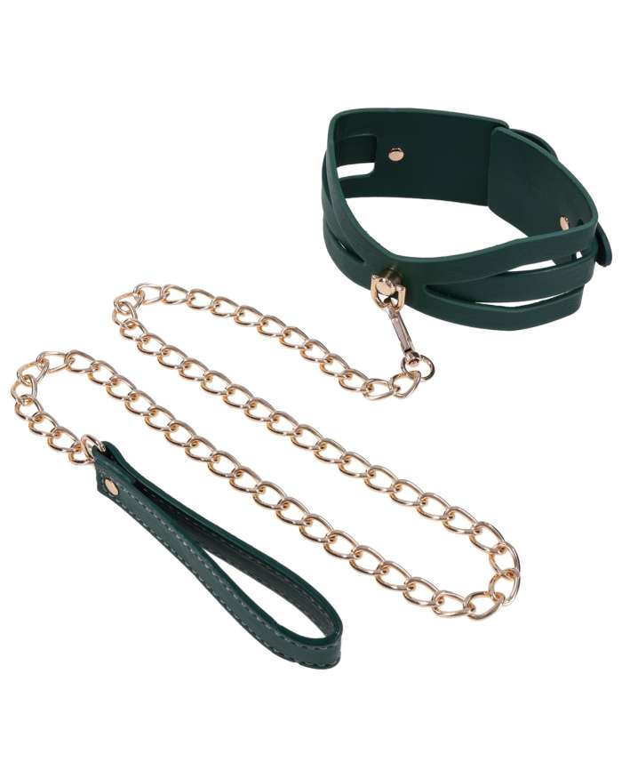 Sex & Mischief Indica Cutout Collar and Leash