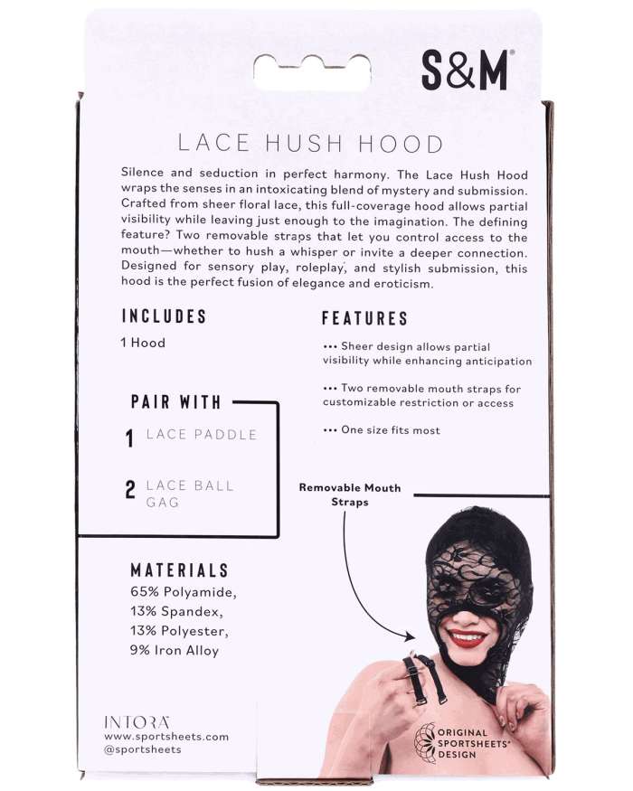 Sex & Mischief Lace Hush Hood