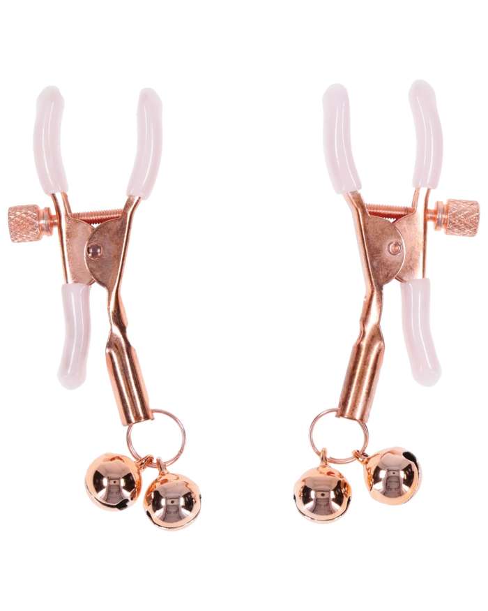 Sex & Mischief Peaches 'N CreaMe Bell Nipple Clamps