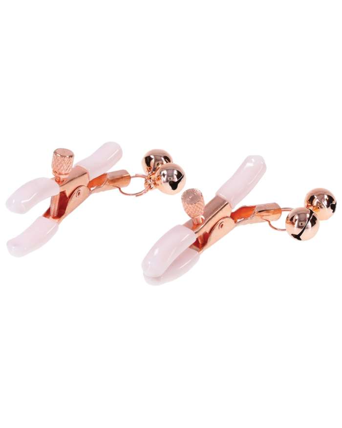 Sex & Mischief Peaches 'N CreaMe Bell Nipple Clamps