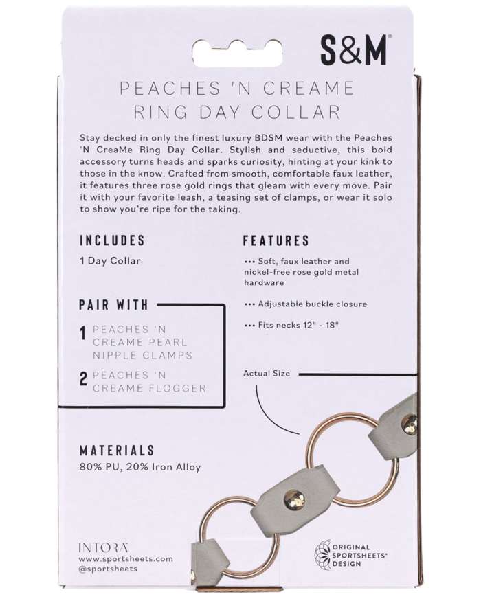 Sex & Mischief Peaches ‘N CreaMe Ring Day Collar