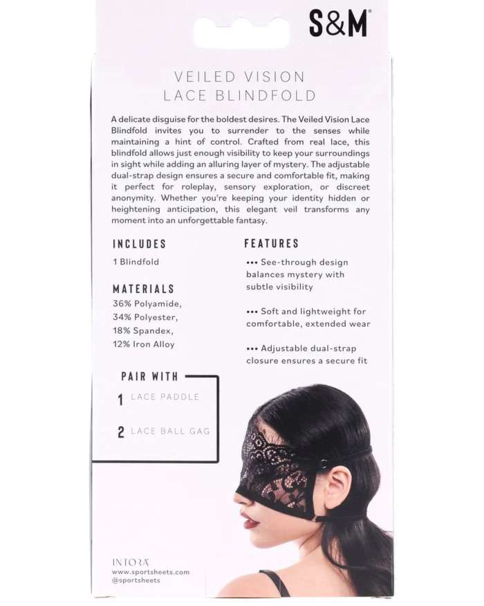 Sex & Mischief Veiled Vision Lace Blindfold