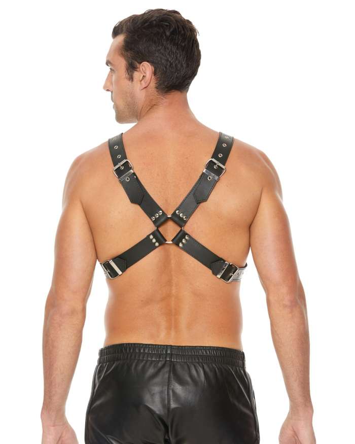 Shots Ouch Men's Large Buckle Harness