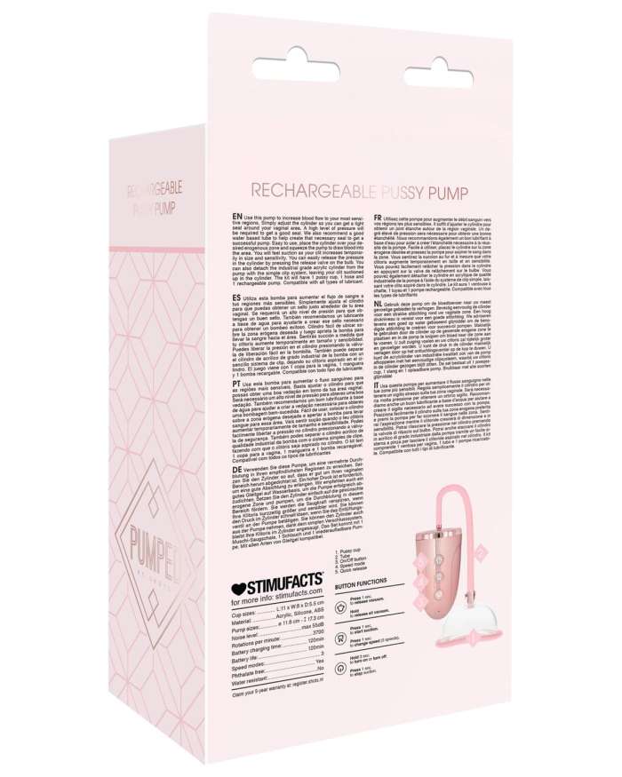 Shots Pumped Rechargeable Pussy Pump