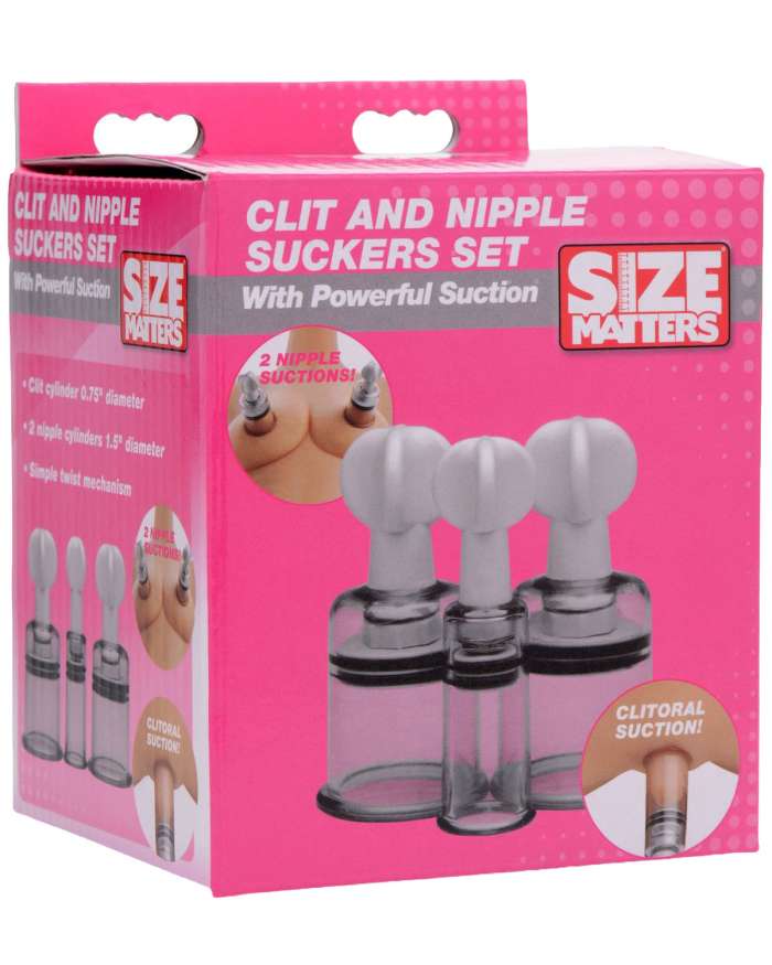 Size Matters Clit and Nipple Suckers Set