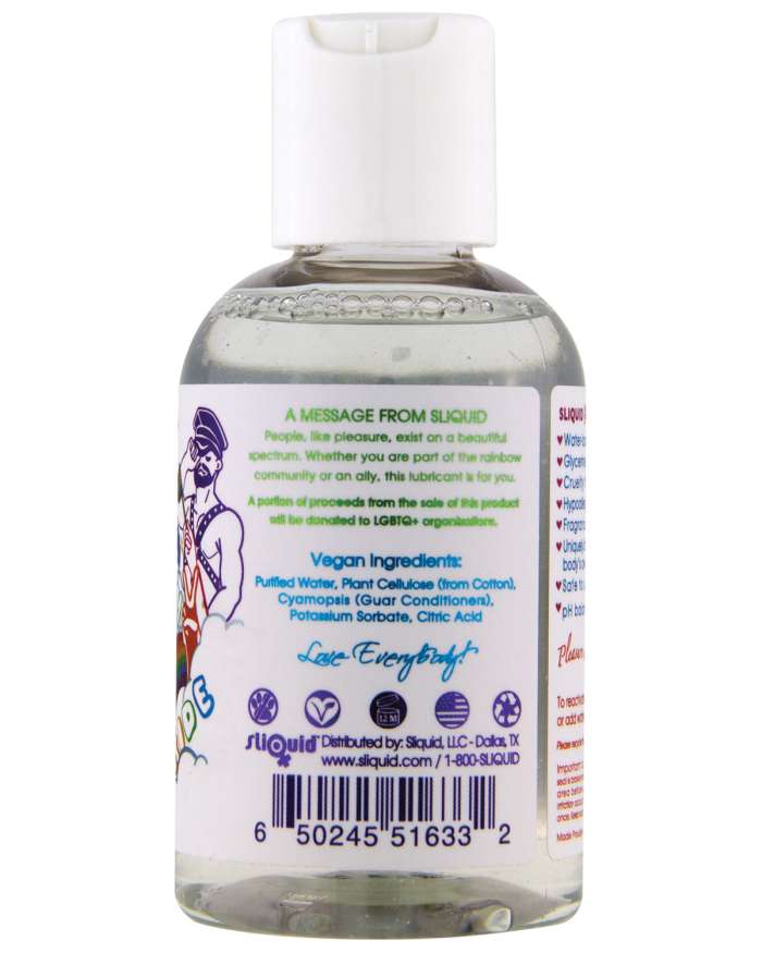 Sliquid Naturals Sparkle Pride Water-Based Lubricant