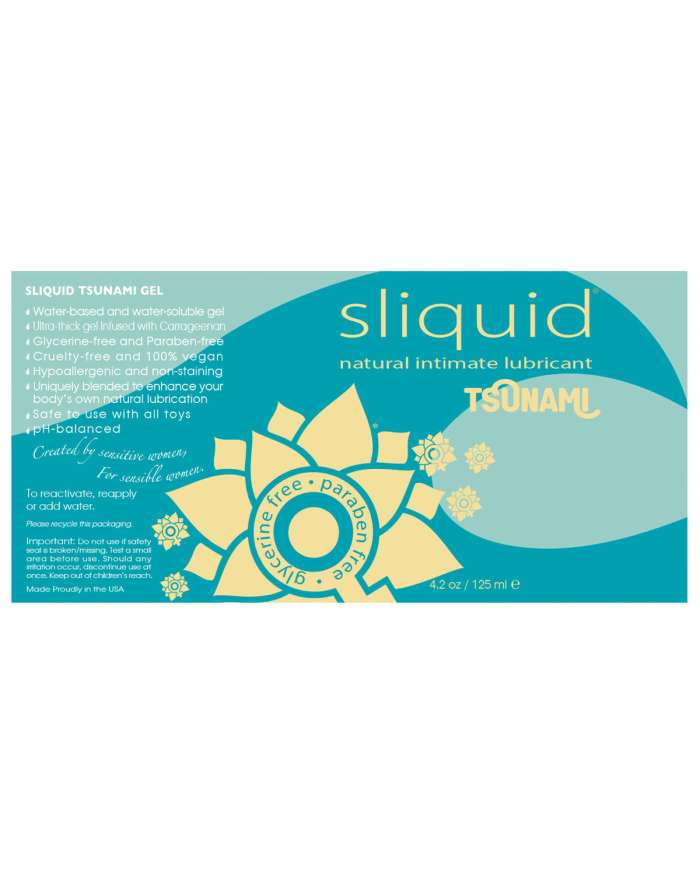 Sliquid Naturals Tsunami Ultra-Thick Water-Based Gel Lubricant