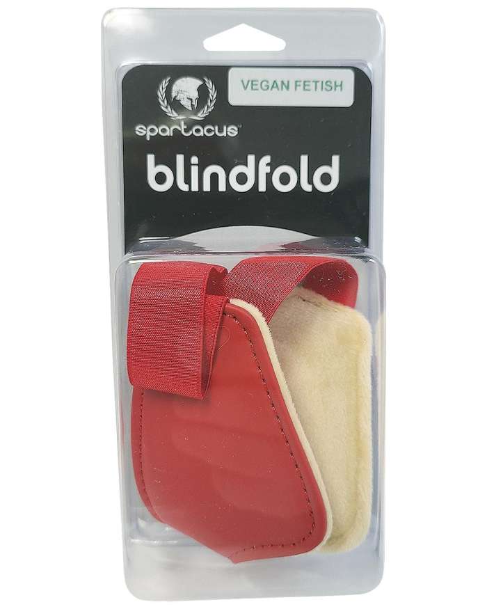 Spartacus PU Blindfold with Plush Lining