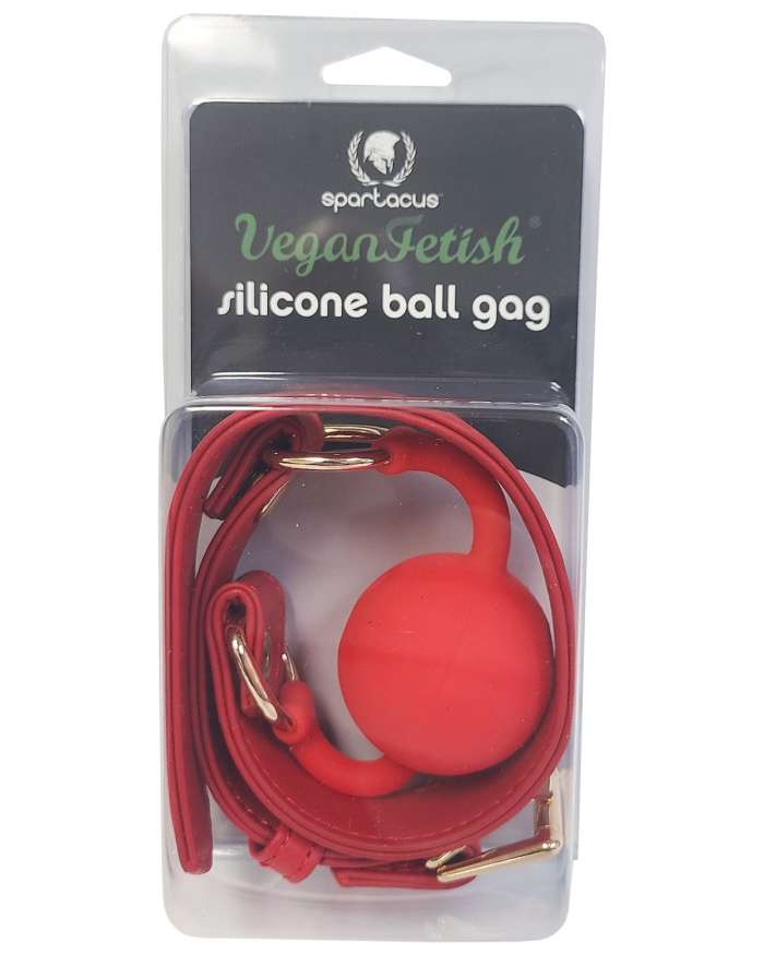 Spartacus Silicone Breathable Ball Gag with PU Straps