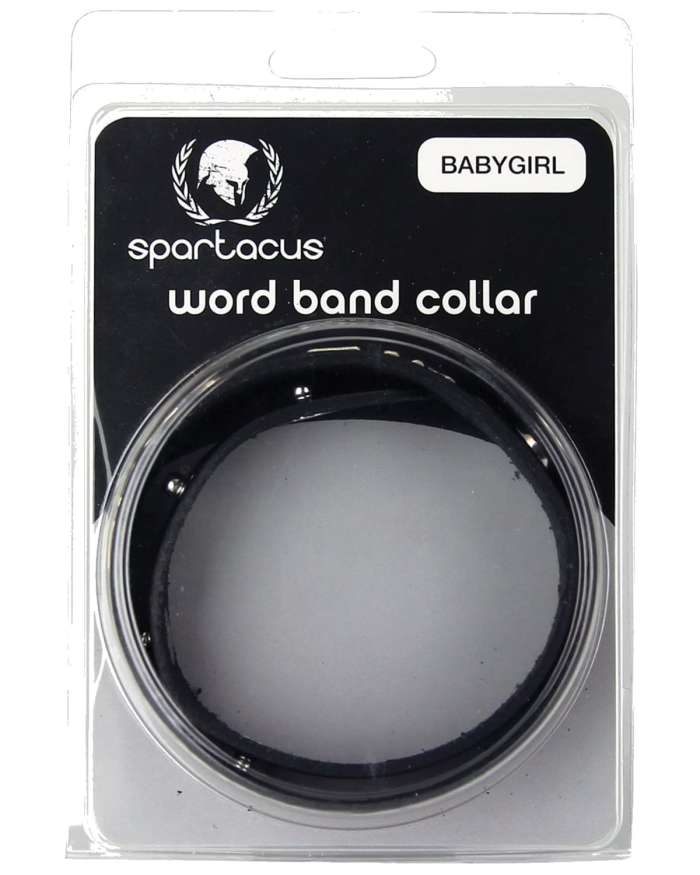 Spartacus Word Band Leather Collar