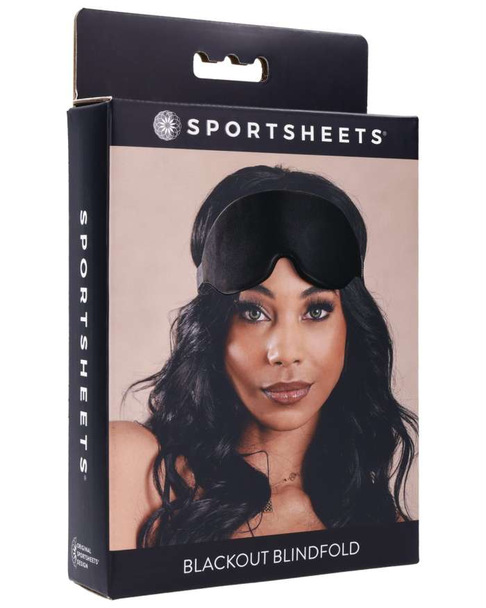 Sportsheets Blackout Memory Foam Blindfold