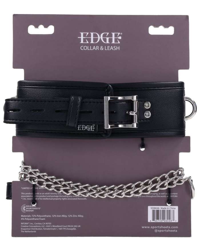Sportsheets Edge Collar & Leash