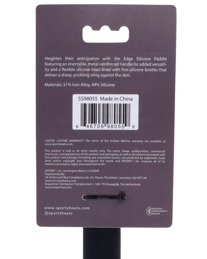 Sportsheets Edge Pins & Needles Silicone Paddle