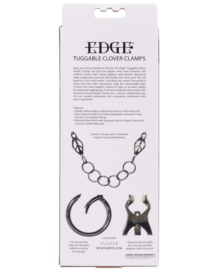 Sportsheets Edge Tuggable Clover Clamps
