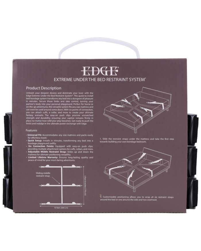Sportsheets Edge Extreme Under the Bed Restraint System