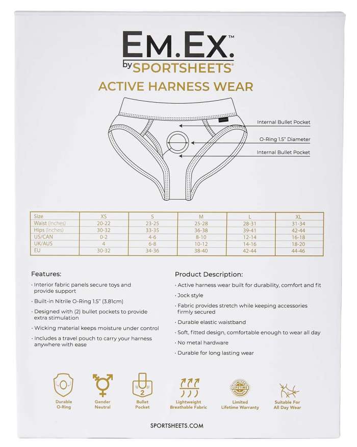 Sportsheets Em.Ex. Contour Active Harness Wear