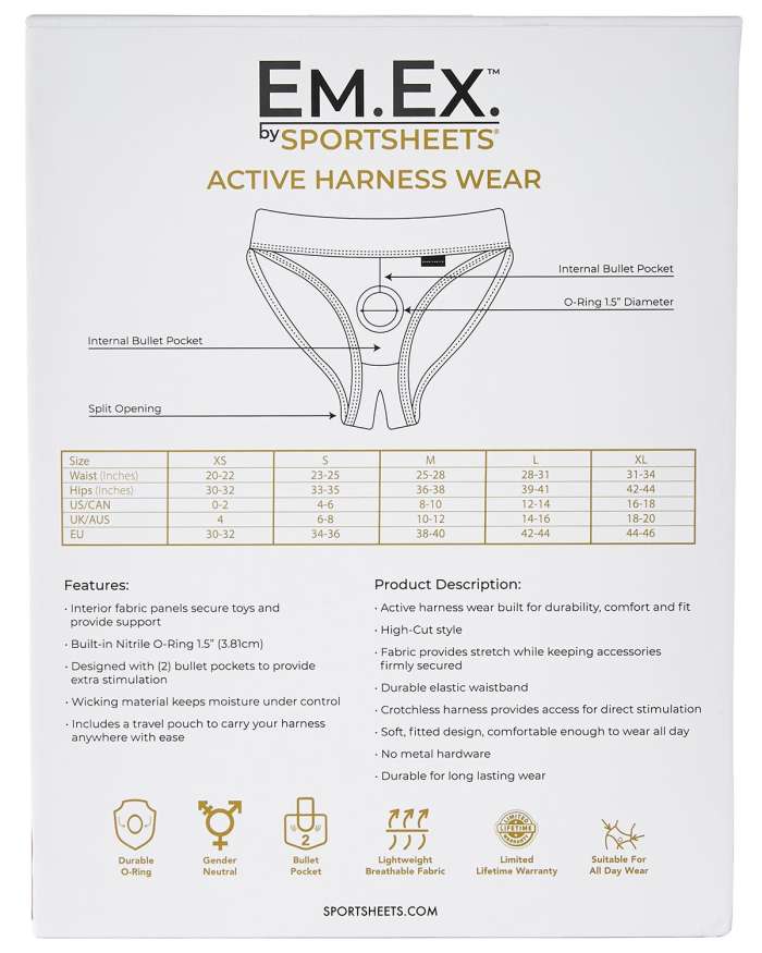 Sportsheets Em.Ex. Silhouette Active Harness Wear
