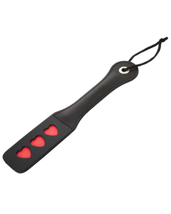Sportsheets Hearts Impressions Leather Paddle