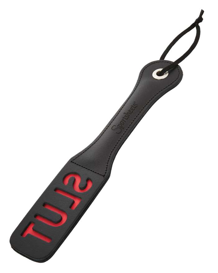 Sportsheets Slut Leather Paddle