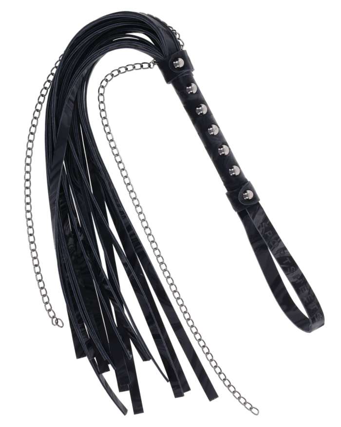 Sportsheets Velvet Noir Chain Flogger