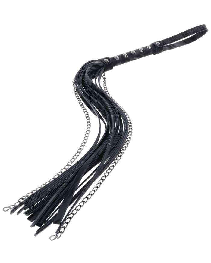 Sportsheets Velvet Noir Chain Flogger