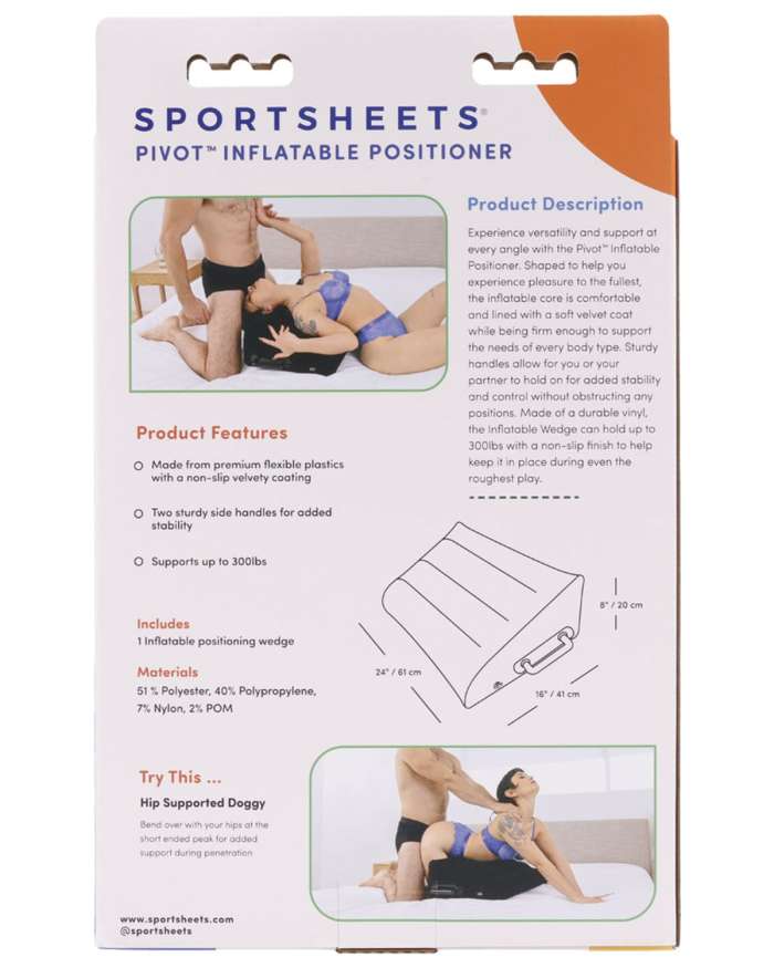 Sportsheets Pivot Inflatable Positioner Wedge