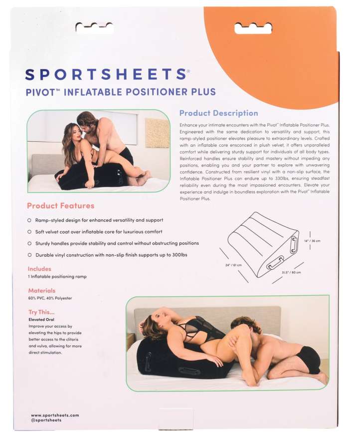 Sportsheets Pivot Inflatable Positioner Plus Wedge