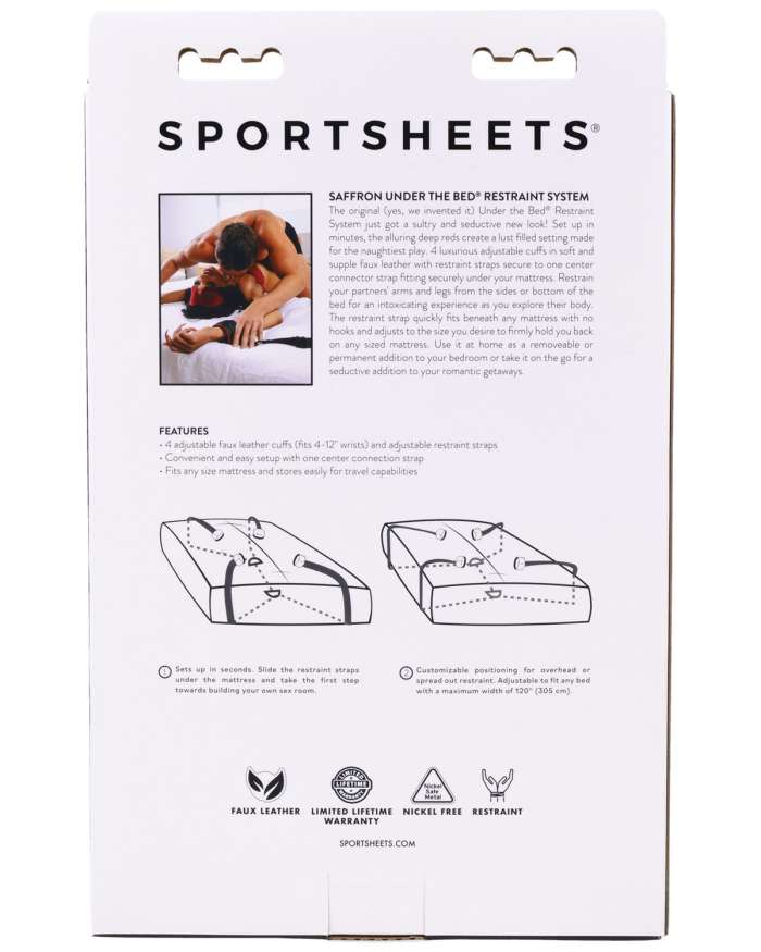 Sportsheets Saffron Under the Bed Adjustable Restraint System