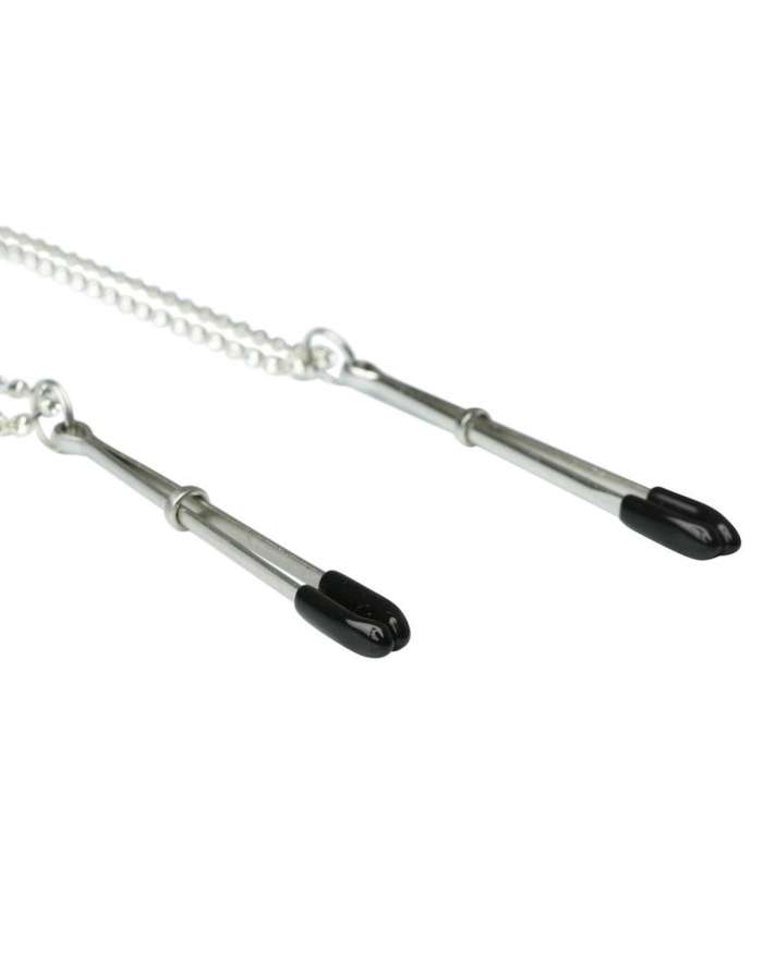 Sportsheets Sincerely Diamond Gem Bling Nipple Chain and Clips