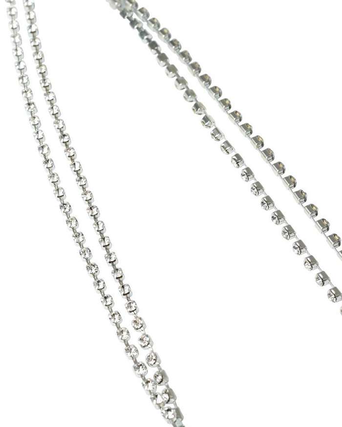 Sportsheets Sincerely Diamond Gem Bling Nipple Chain and Clips