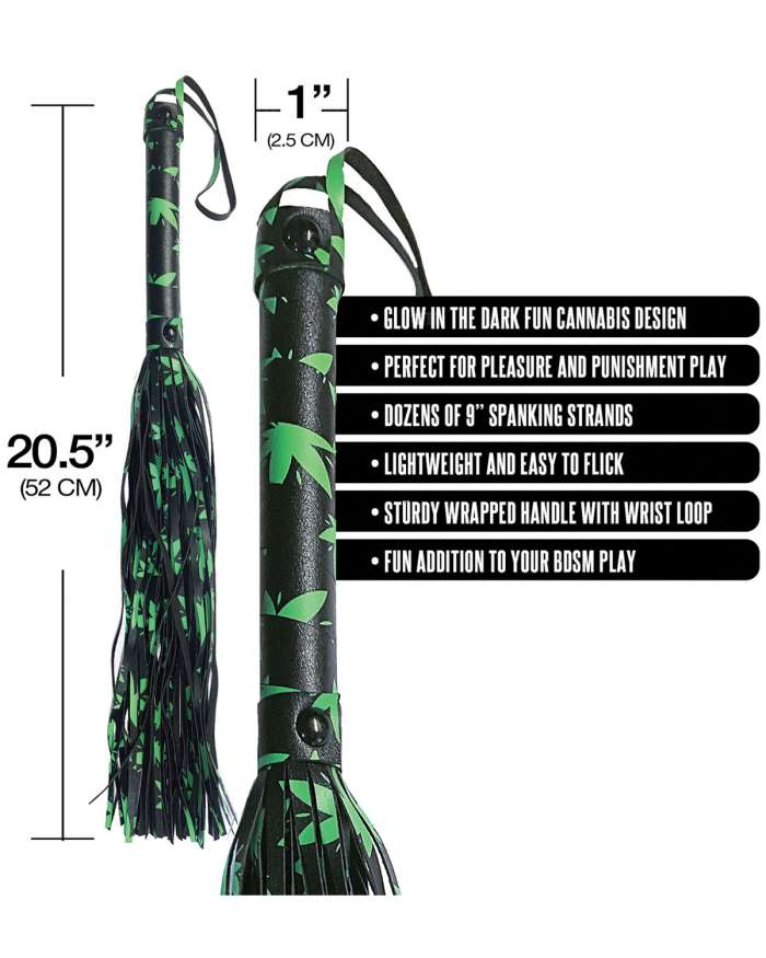 Stoner Vibes Glow-in-the-Dark Flogger