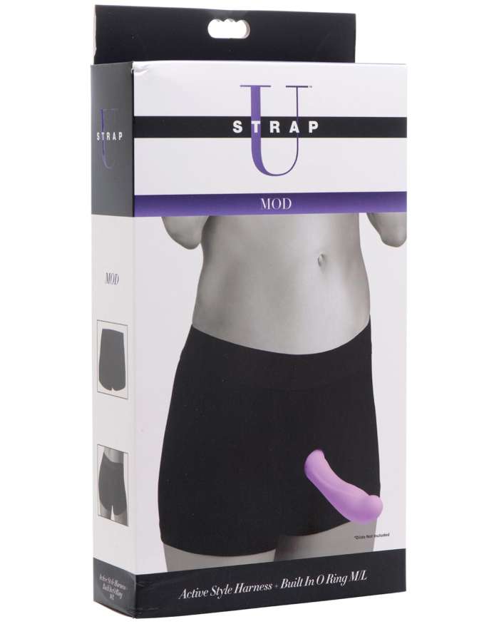 Strap U Mod Strap On Style Harness with Built-in Stretchable O-Ring