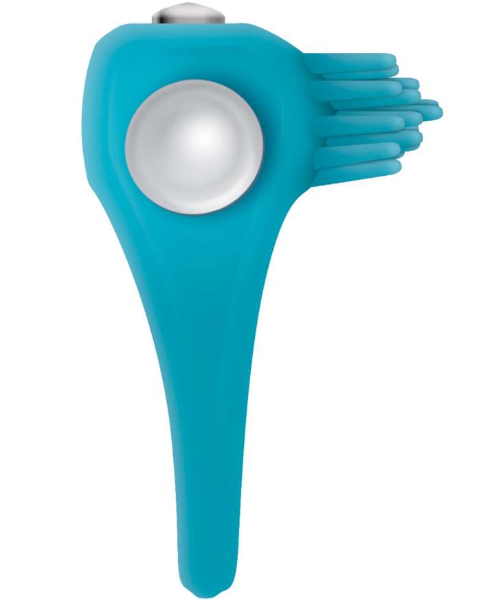 Zero Tolerance Teal Tickler Vibrating Cock Ring