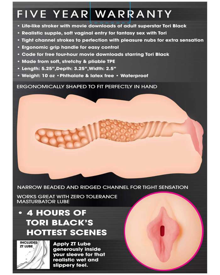 Zero Tolerance Penis Stroker with Tori Black Movie Download