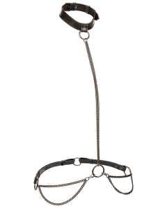 CalExotics Euphoria Collection Chain Halter Collar & Leash