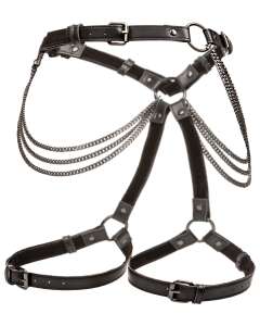 CalExotics Euphoria Plus Size Multi Chain Thigh Harness