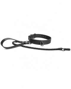 Coquette Gunmetal Glam Collar & Leash