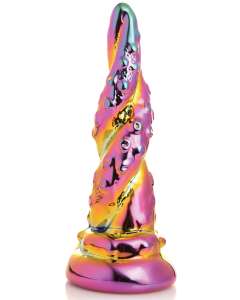Creature Cocks Enchantress Rainbow Twisted Glass Dildo