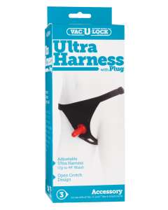 Doc Johnson Vac-U-Lock Ultra Harness 2 with Snaps and Plug