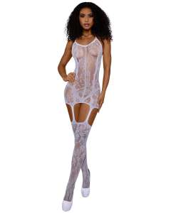 Dreamgirl Triniad Gartered Bodystocking