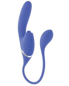 Evolved All In Thrusting Tapping Vibrator