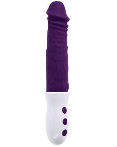 Evolved Plum Thrust Phallic Shaped Thrusting Vibrator